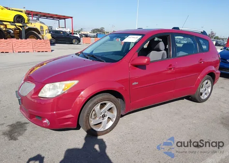2005 Pontiac Vibe из США, поврежденный, VIN 5Y2SL63825Z444553